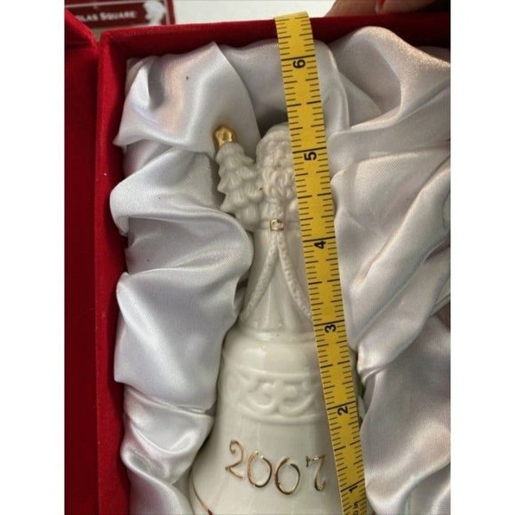 St.Nicholas Square Porcelain Santa Bell - Picture 3 of 4